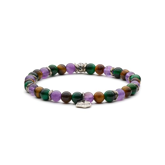 Bracelet Antracite Amari in Semiprecious stones AM13 GOJI - AM13 GOJI